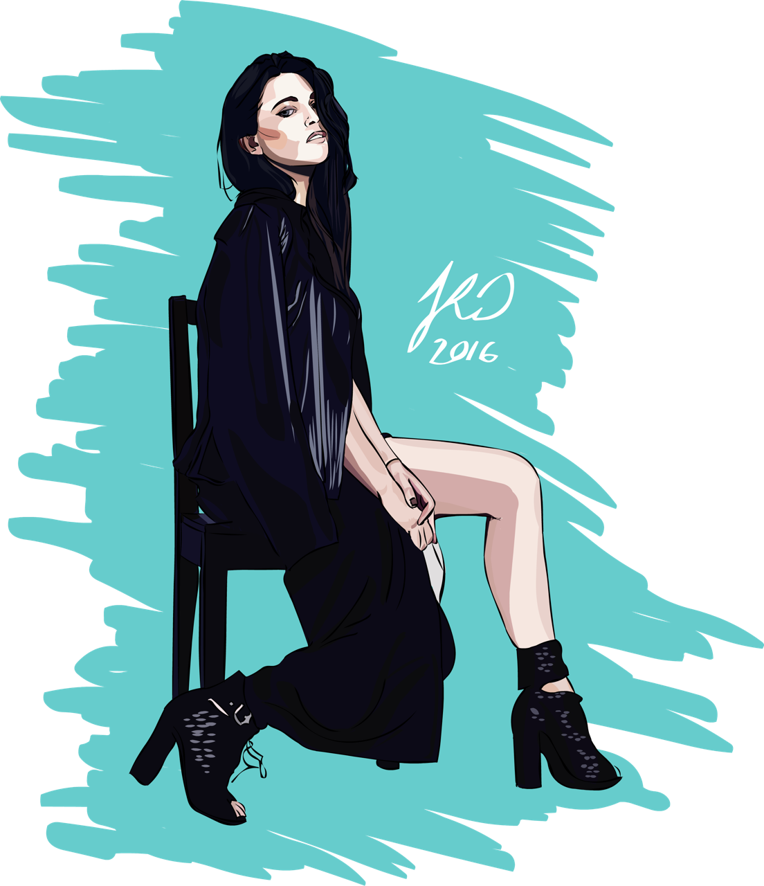 Elegant Fashion Illustration2016