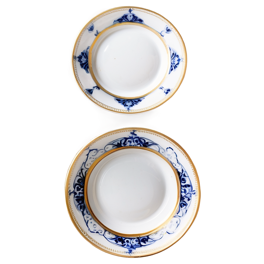 Elegant Fine China Dishes Png 2