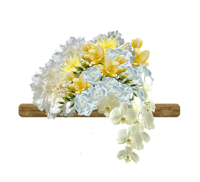 Elegant_ Floral_ Arrangement_on_ Wood