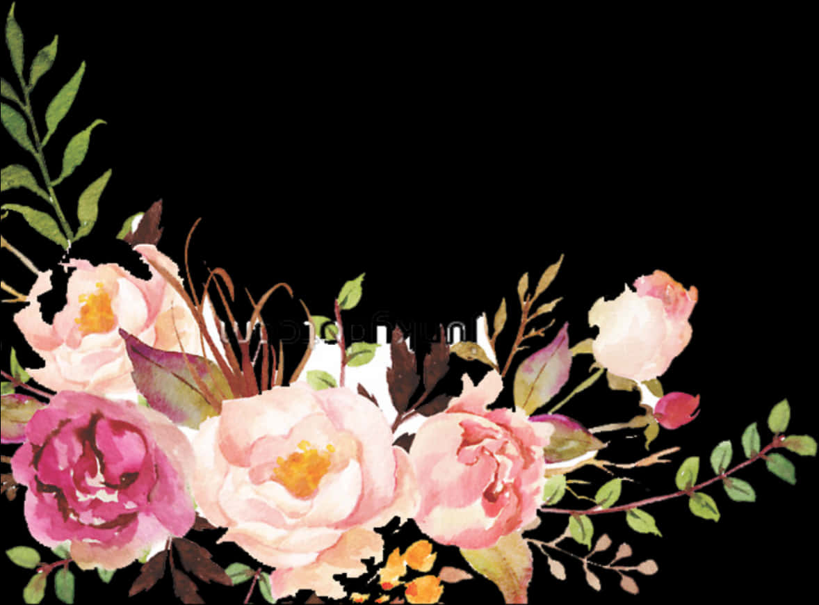 Elegant Floral Border Design