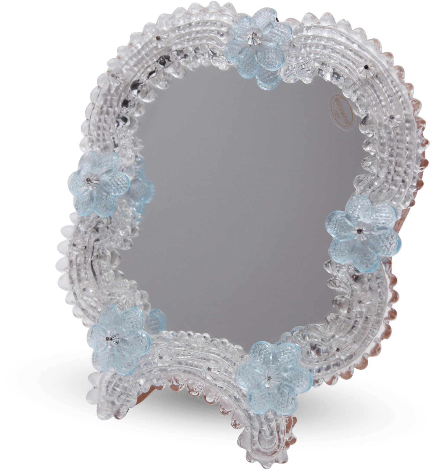 Elegant Floral Decorated Mirror