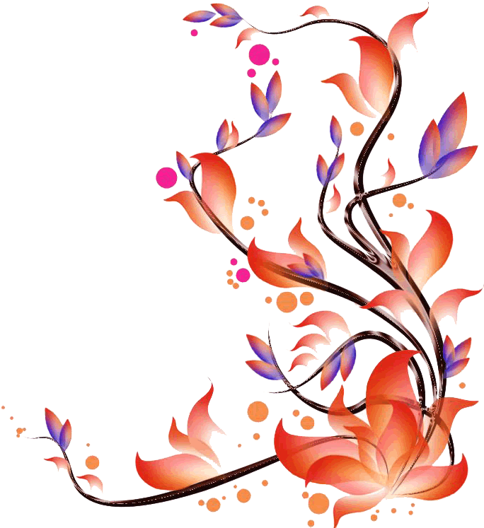 Elegant Floral Design Clipart