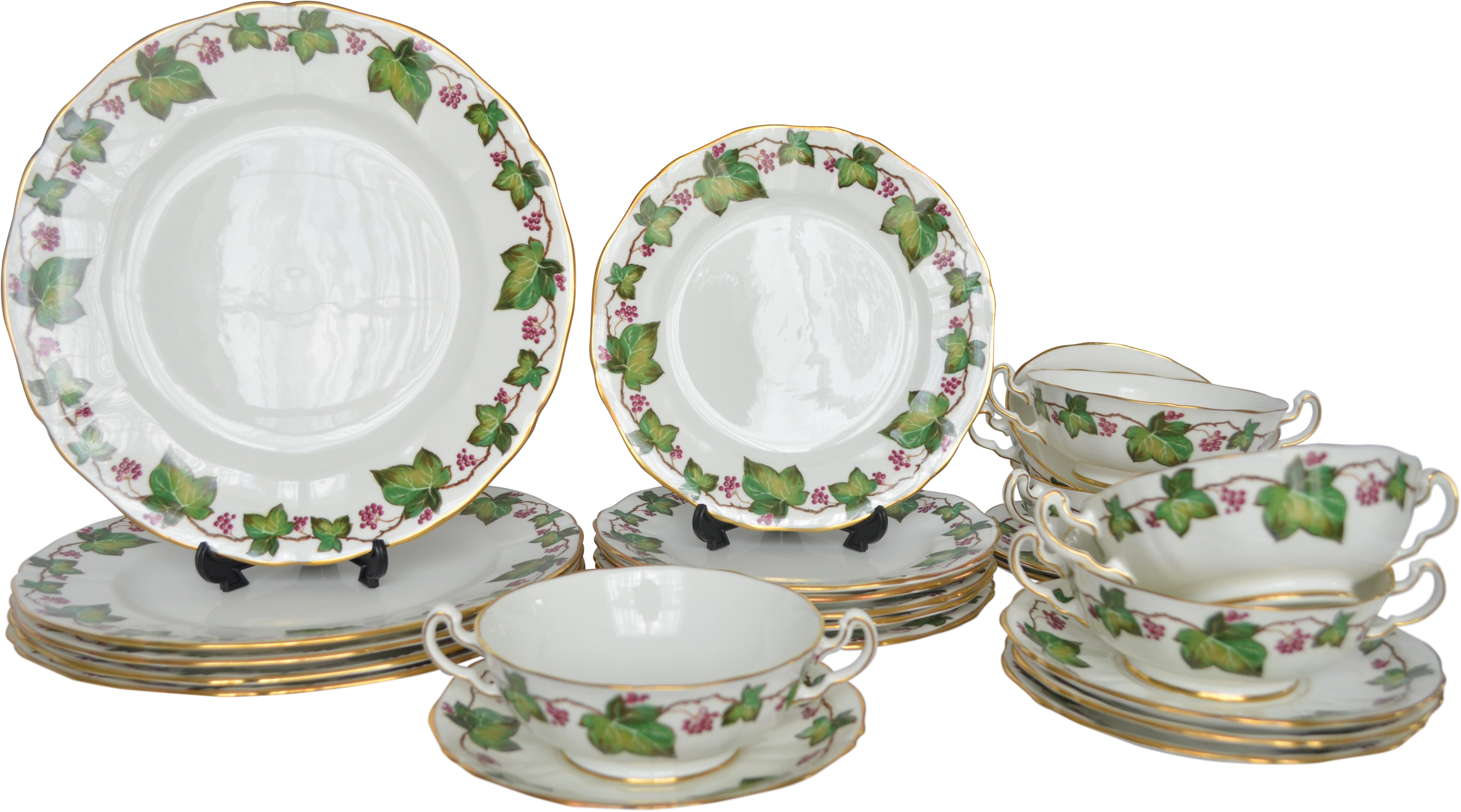 Elegant Floral Dinnerware Set