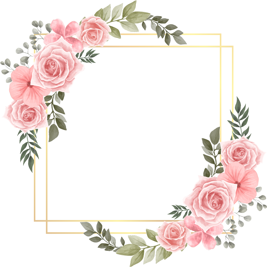 Elegant Floral Frame Design