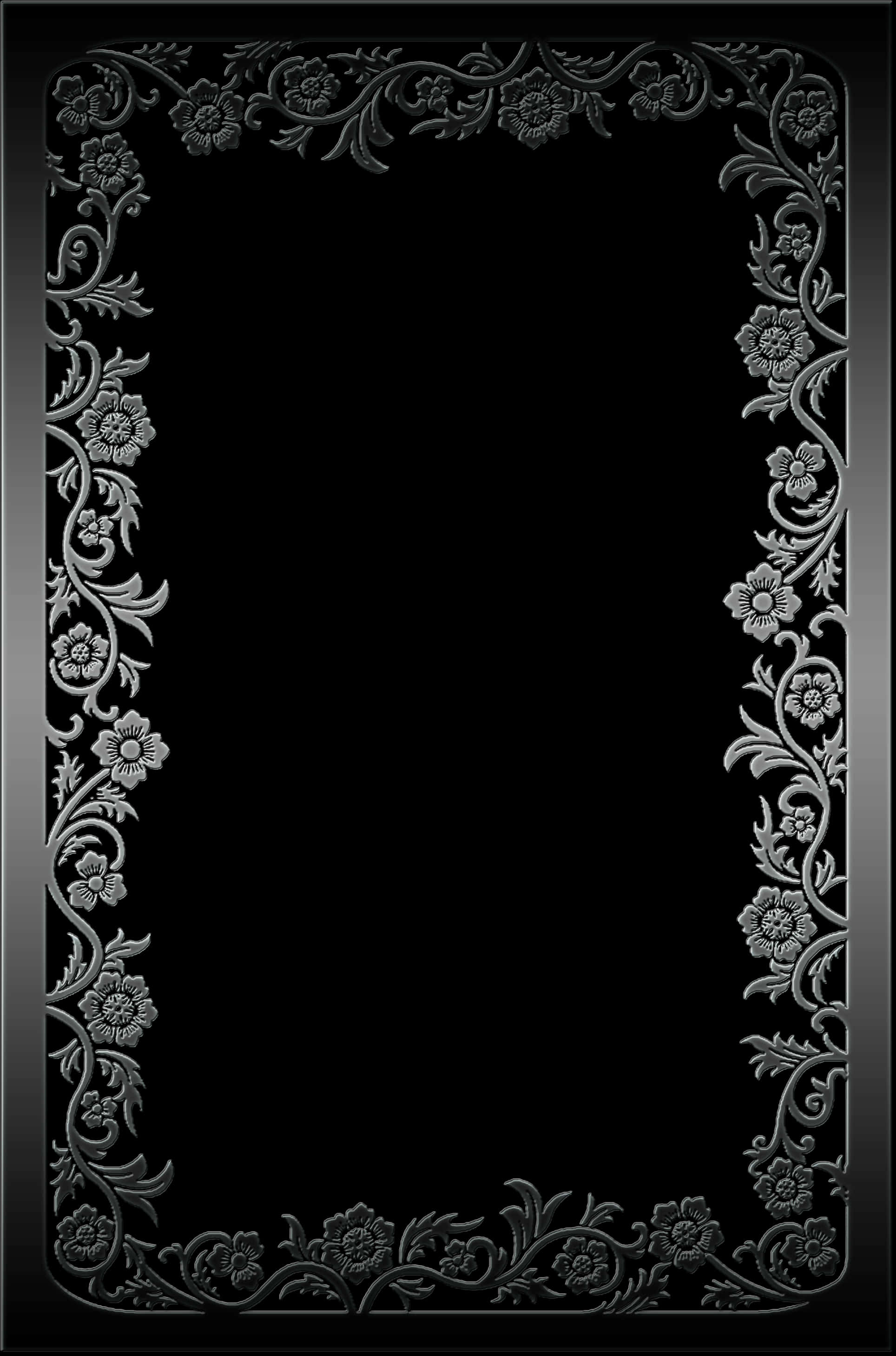 Elegant Floral Frame Design