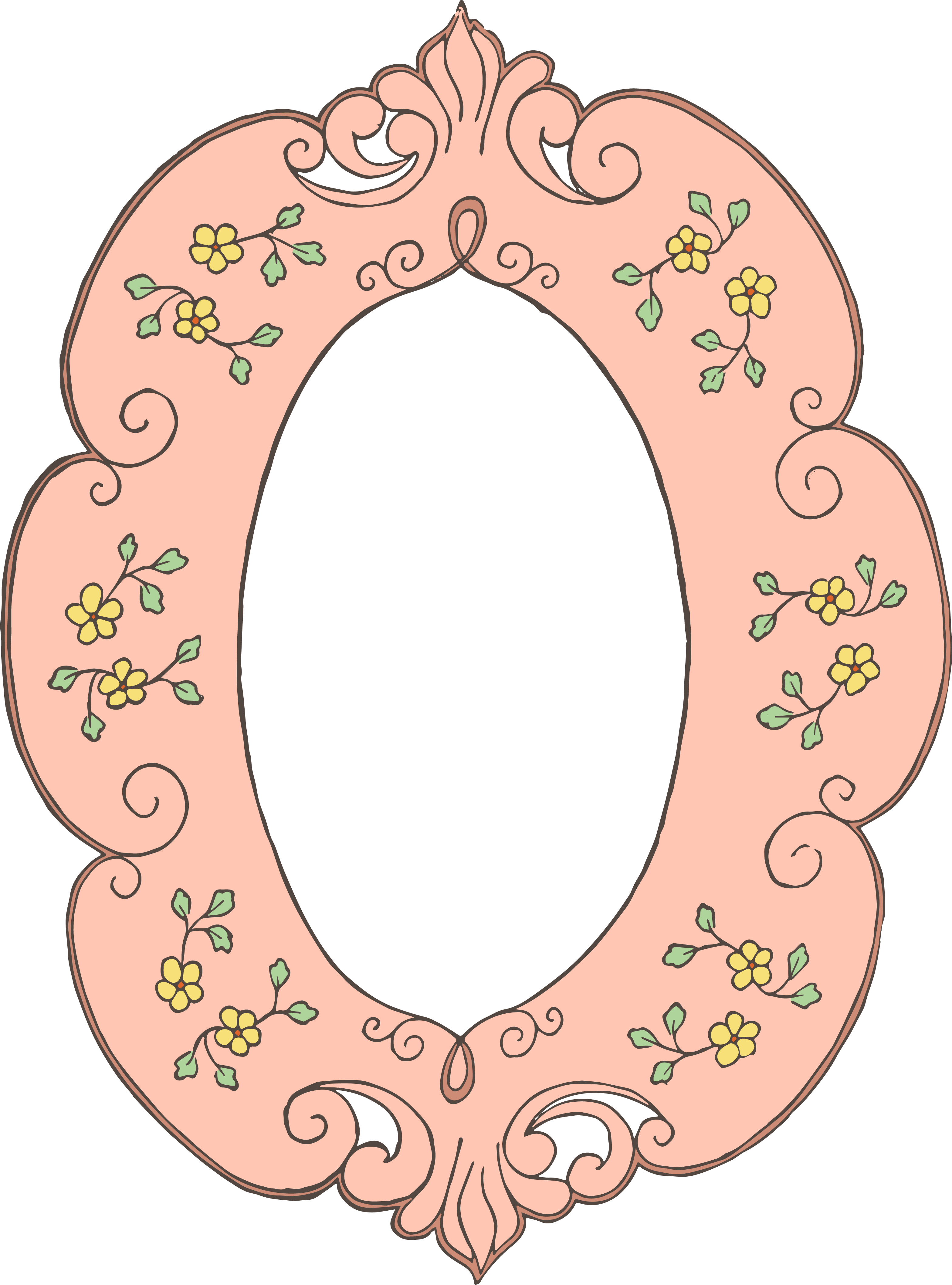 Elegant Floral Frame Design