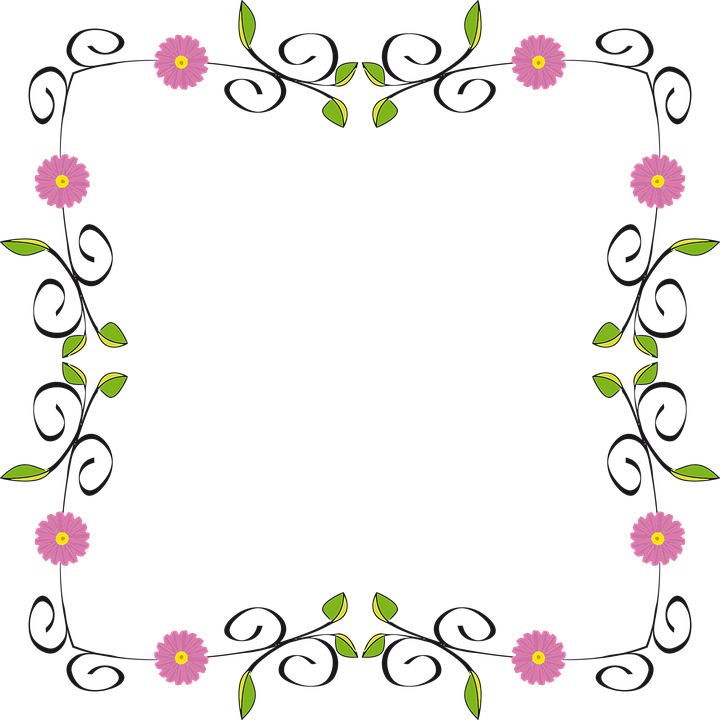 Elegant Floral Frame Design