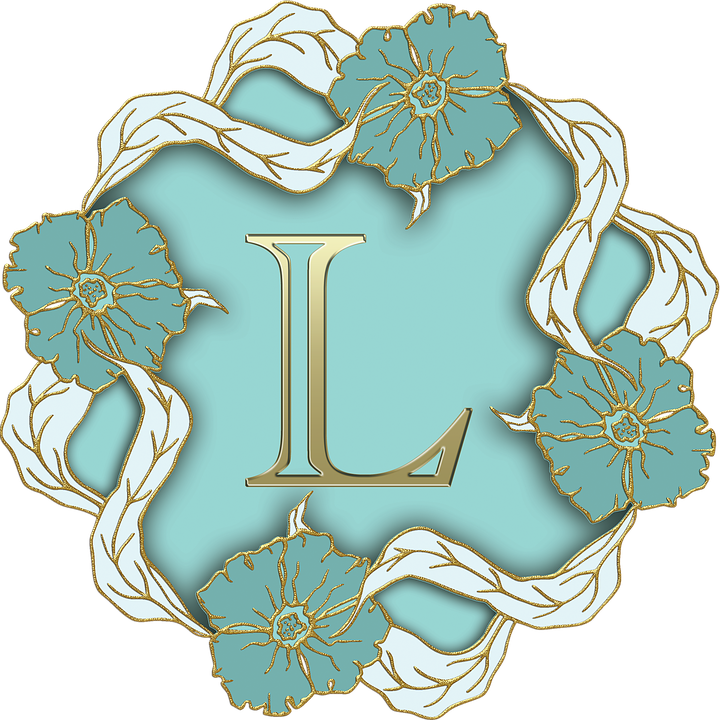 Elegant Floral Letter L Design