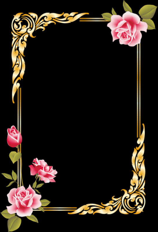 Elegant Floral Photo Frame Design