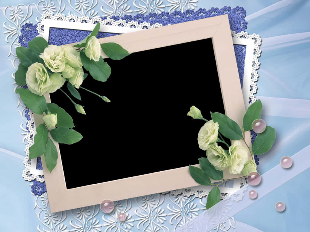 Elegant Floral Photo Frame Design