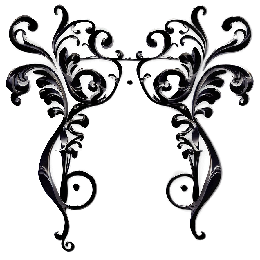 Elegant Flourish Divider Png 1