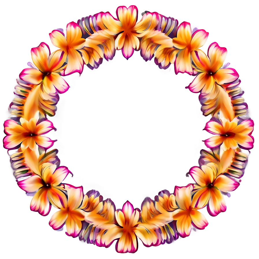 Elegant Flower Outline Design Png Pmi75