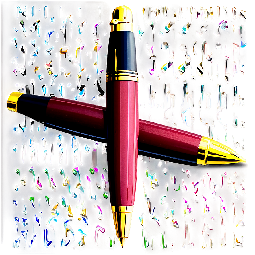 Elegant Fountain Pen Png Ctq