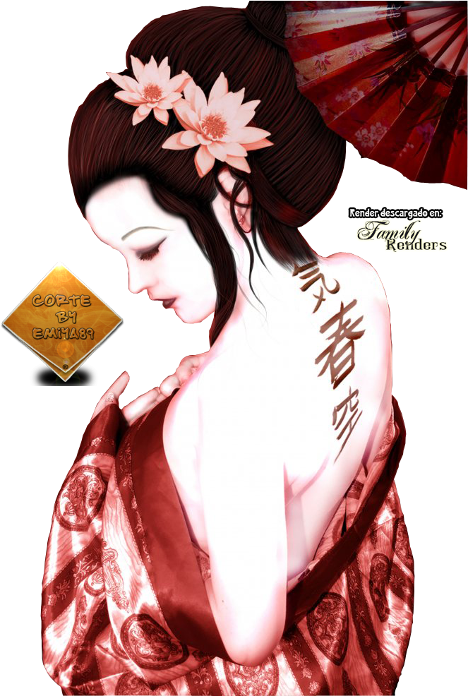 Elegant Geisha Artwork