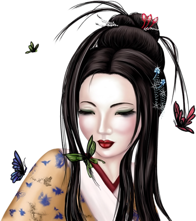 Elegant Geisha Artwork