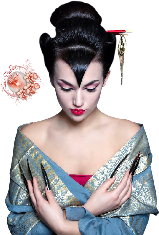 Elegant Geisha Portrait