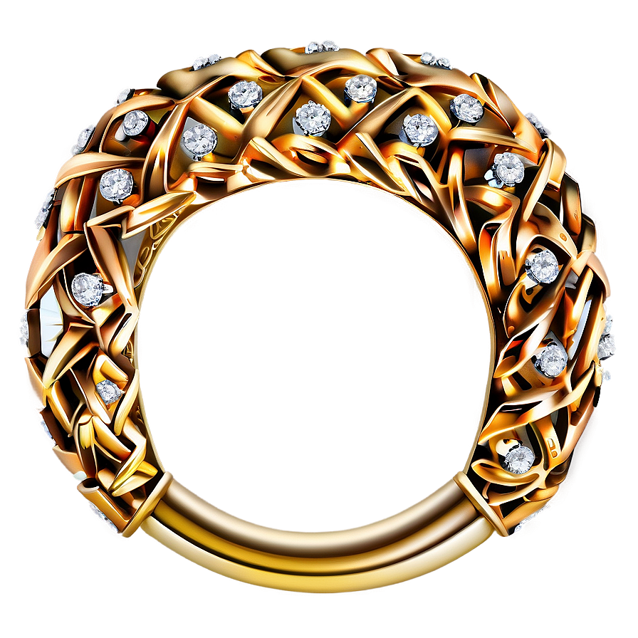 Elegant Gold Bracelet Png 06282024