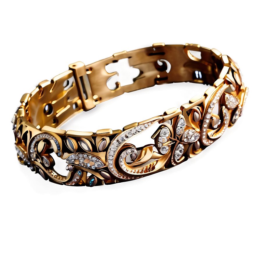 Elegant Gold Bracelet Png Rdg