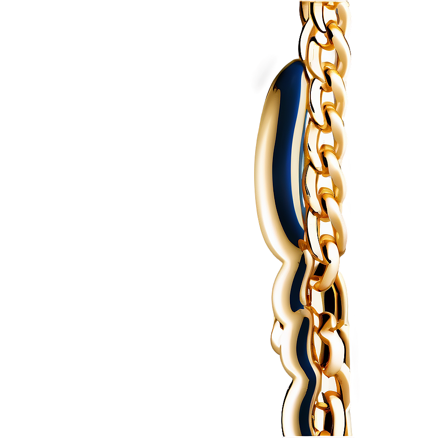 Elegant Gold Chain Png 05042024