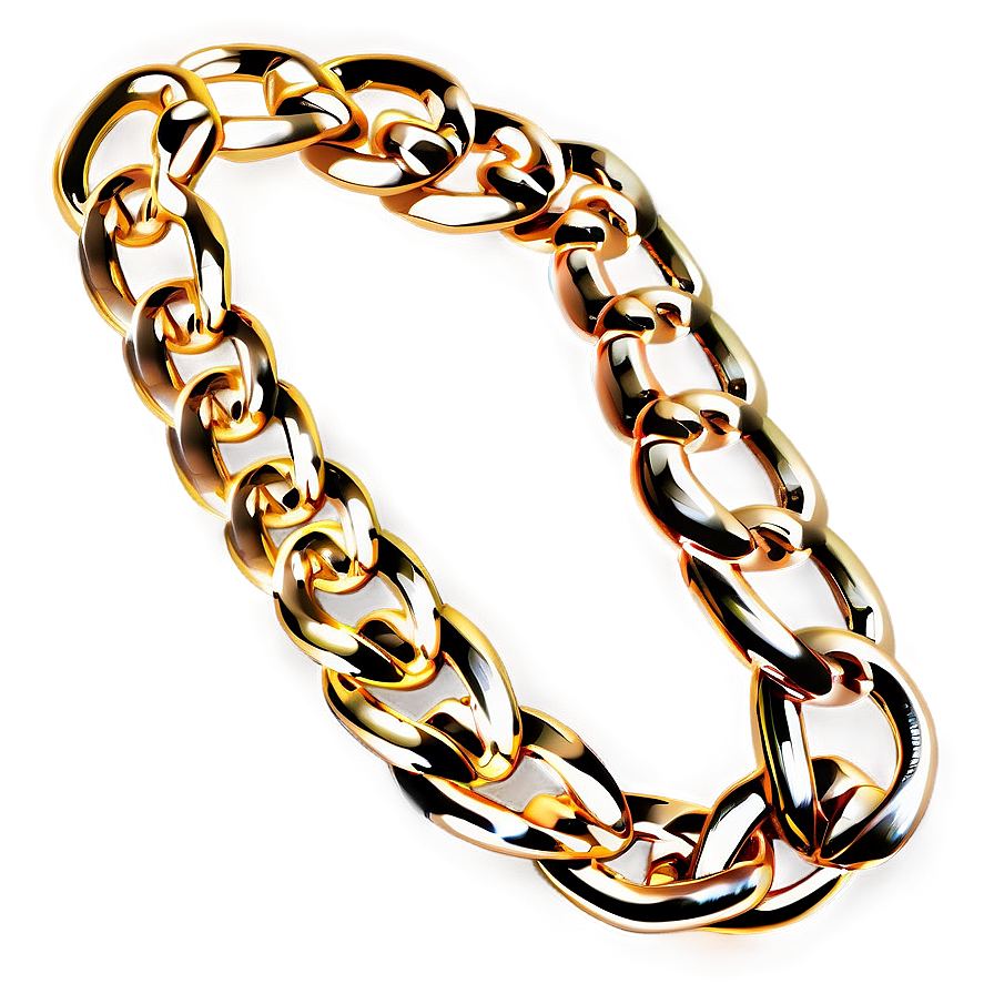 Elegant Gold Chain Png 05042024