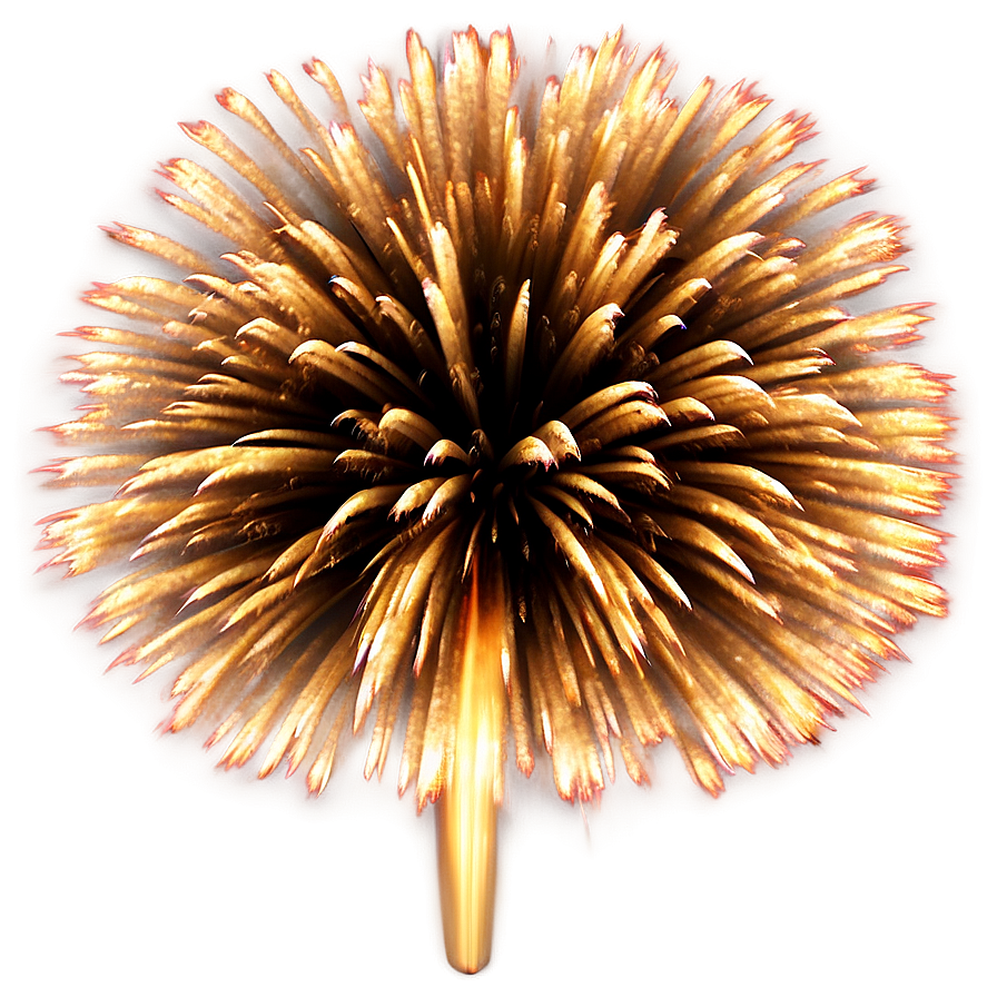 Elegant Gold Fireworks Explosion Png Orl32