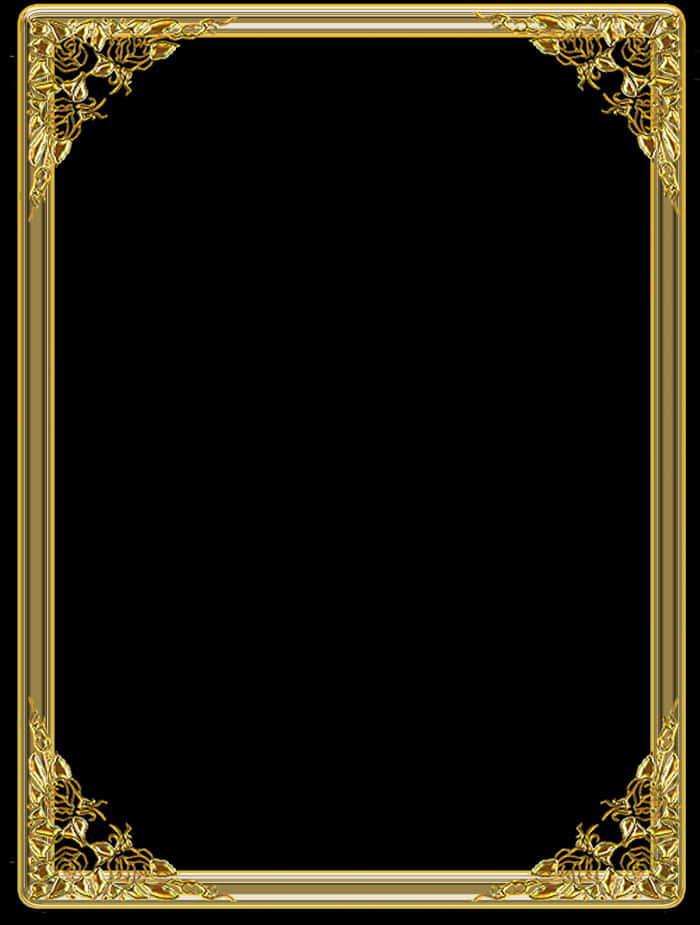 Elegant Gold Frame Design