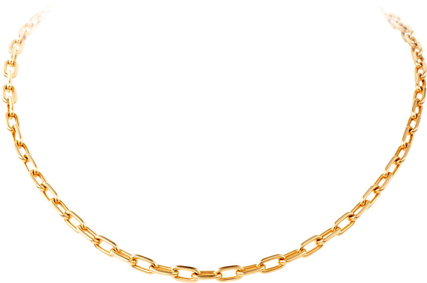 Elegant Gold Link Chain Necklace