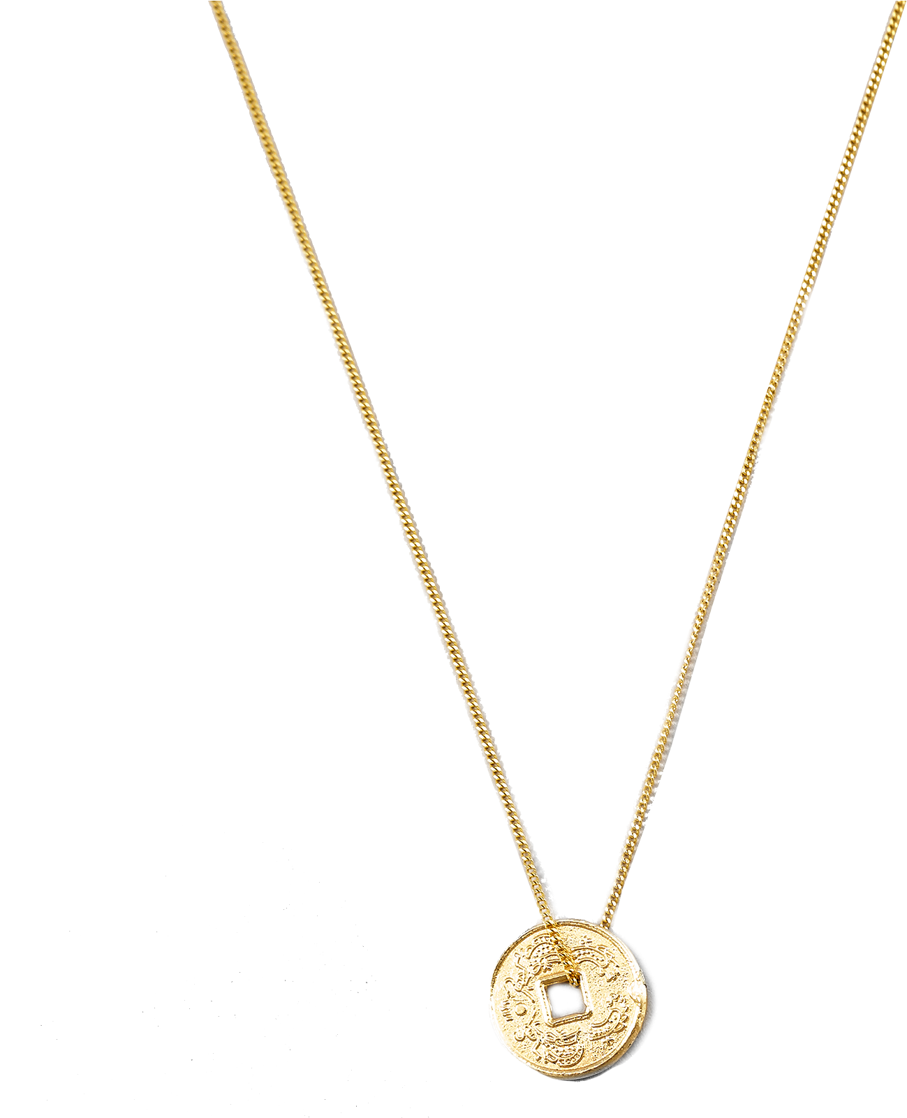 Elegant Gold Pendant Necklace