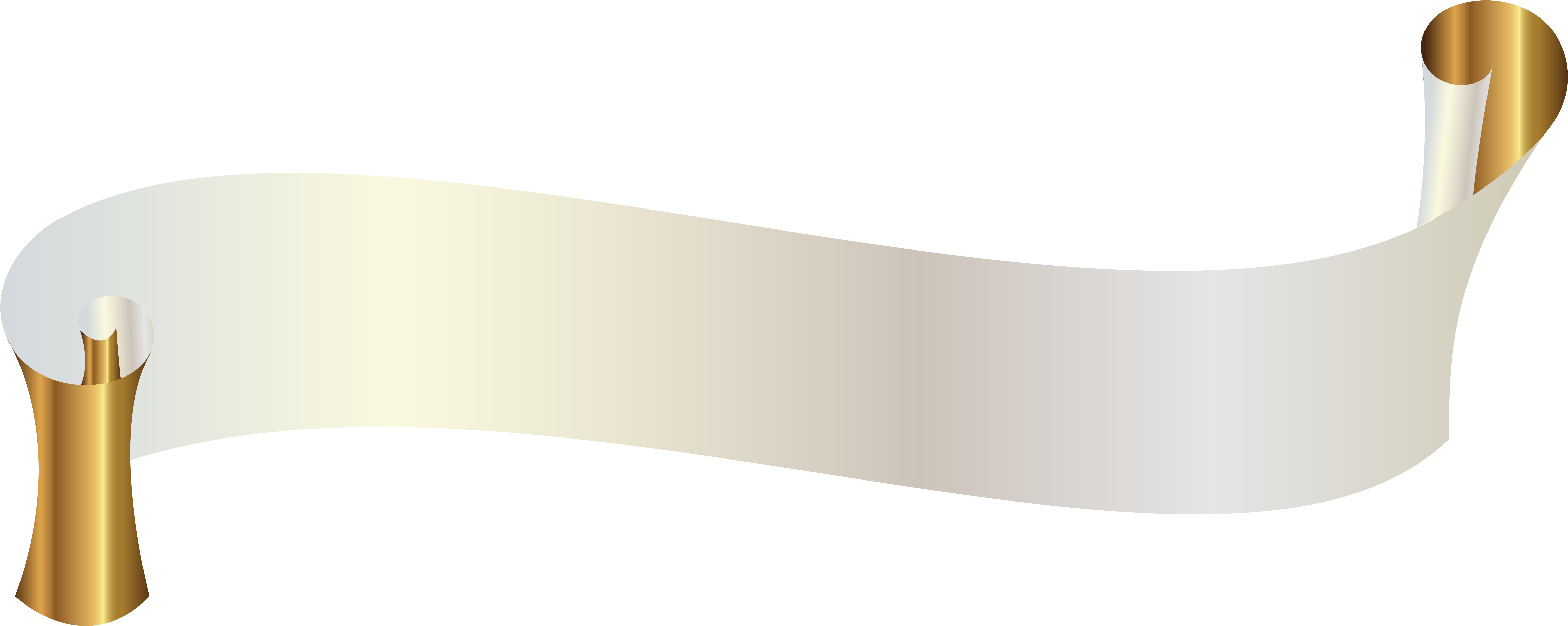 Elegant Gold Scroll Banner