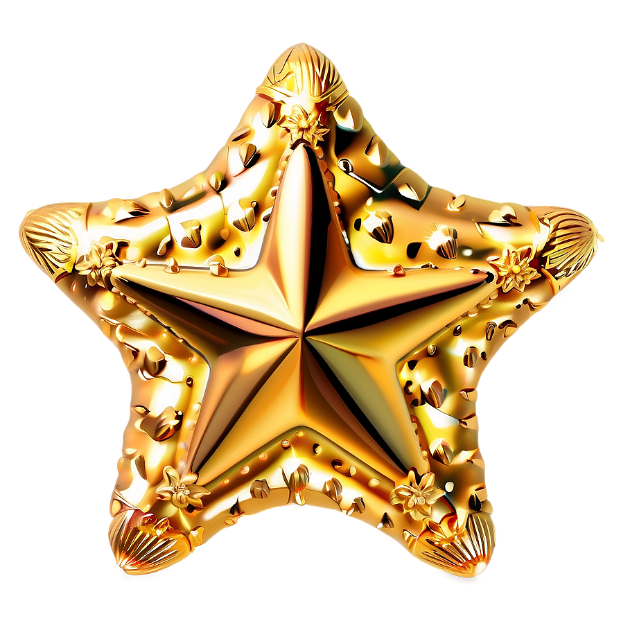 Elegant Gold Stars Png Kfo22