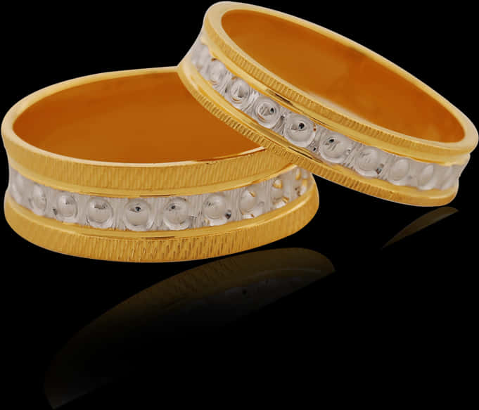 Elegant Golden Bangles Design