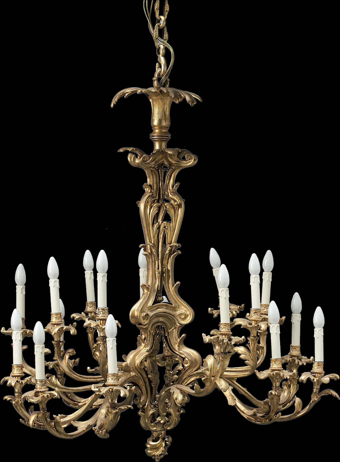 Elegant Golden Chandelier