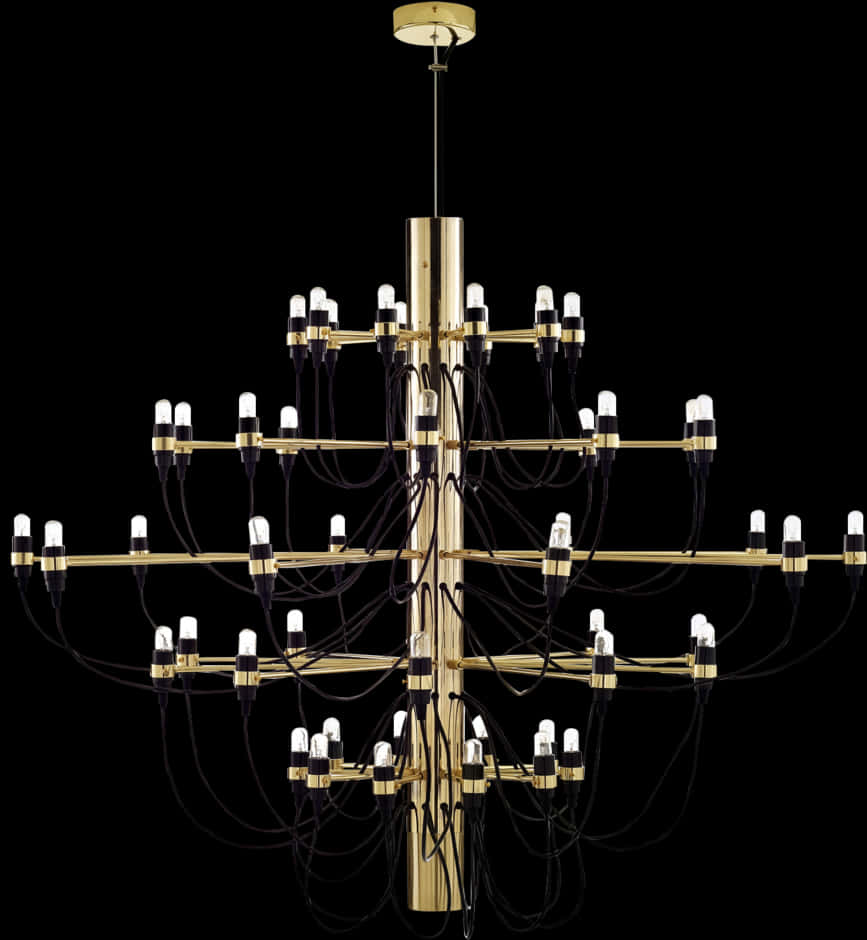 Elegant Golden Chandelier