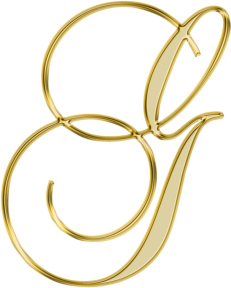 Elegant Golden Letter G