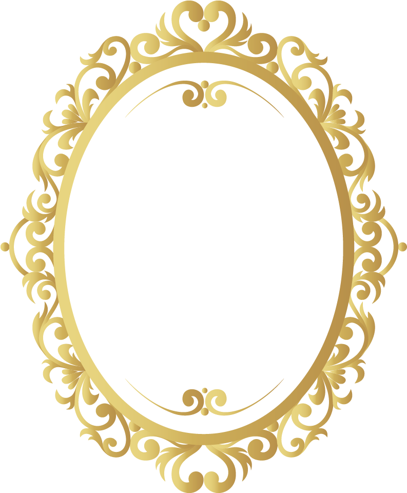 Elegant Golden Vintage Frame