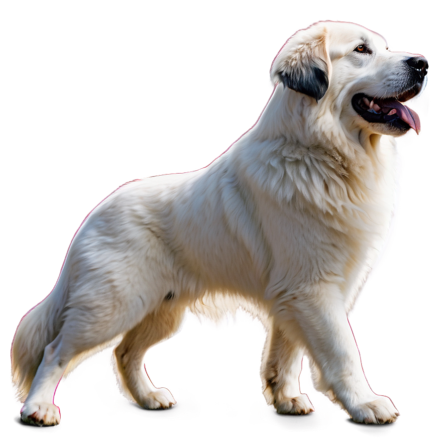 Elegant Great Pyrenees Dog Png Rnj66