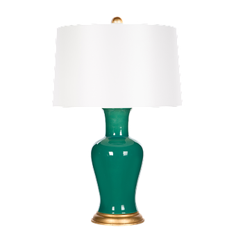 Elegant Green Table Lamp