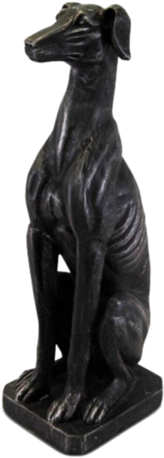 Elegant Greyhound Statue