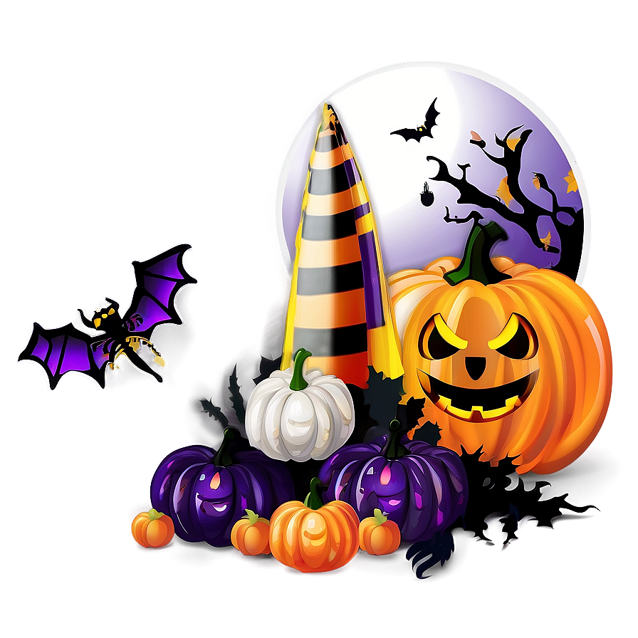 Elegant Halloween Decorations Png 06212024