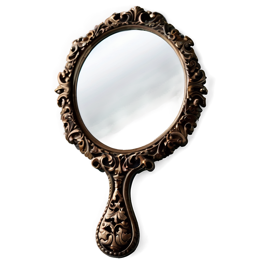 Elegant Hand Mirror Png 06212024