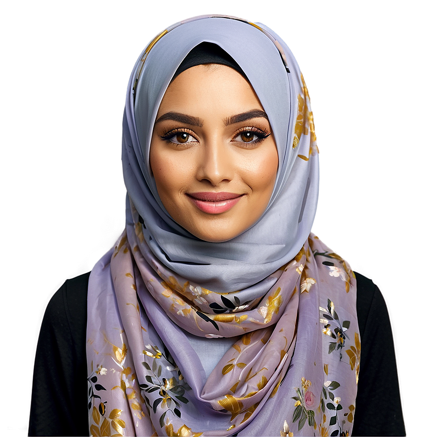 Elegant Hijab Styles Png 32