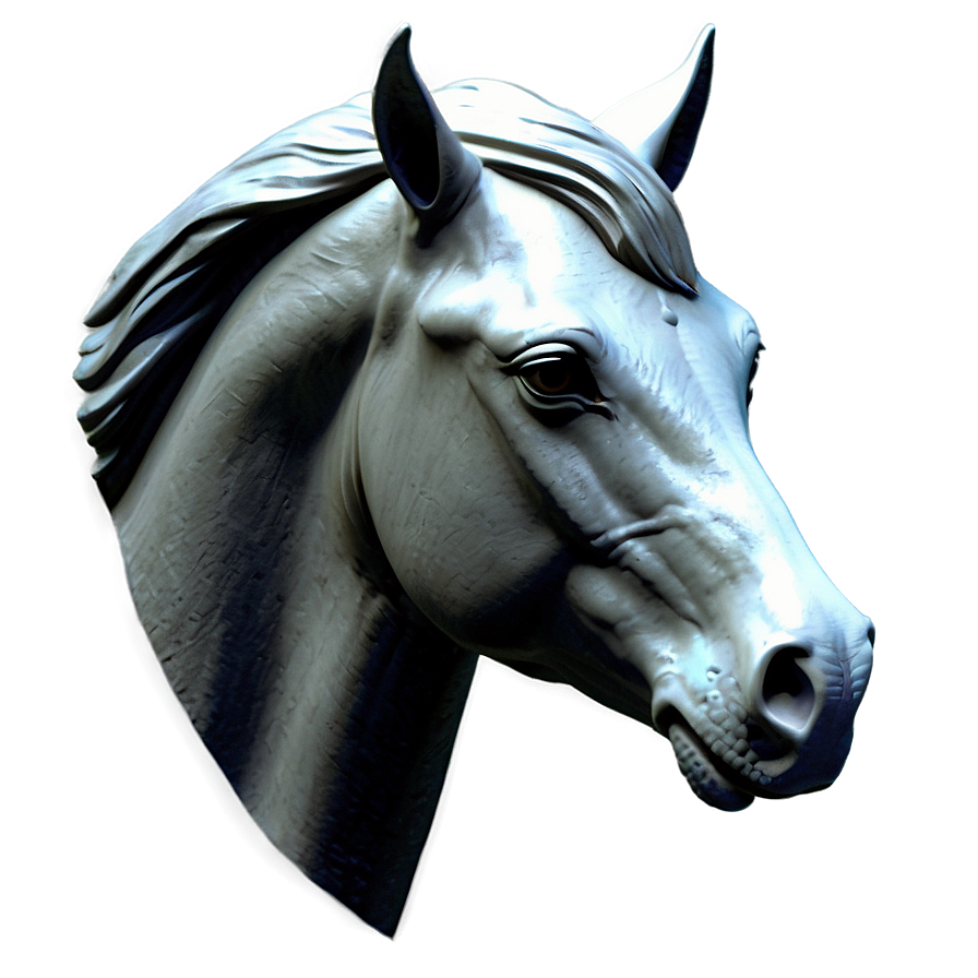 Elegant Horse Head Outline Png Lpp53