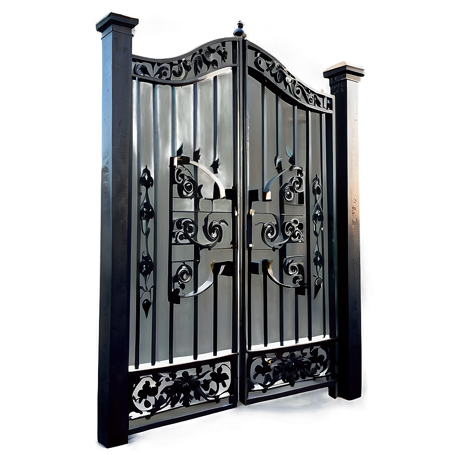 Elegant Iron Gate Png 05242024