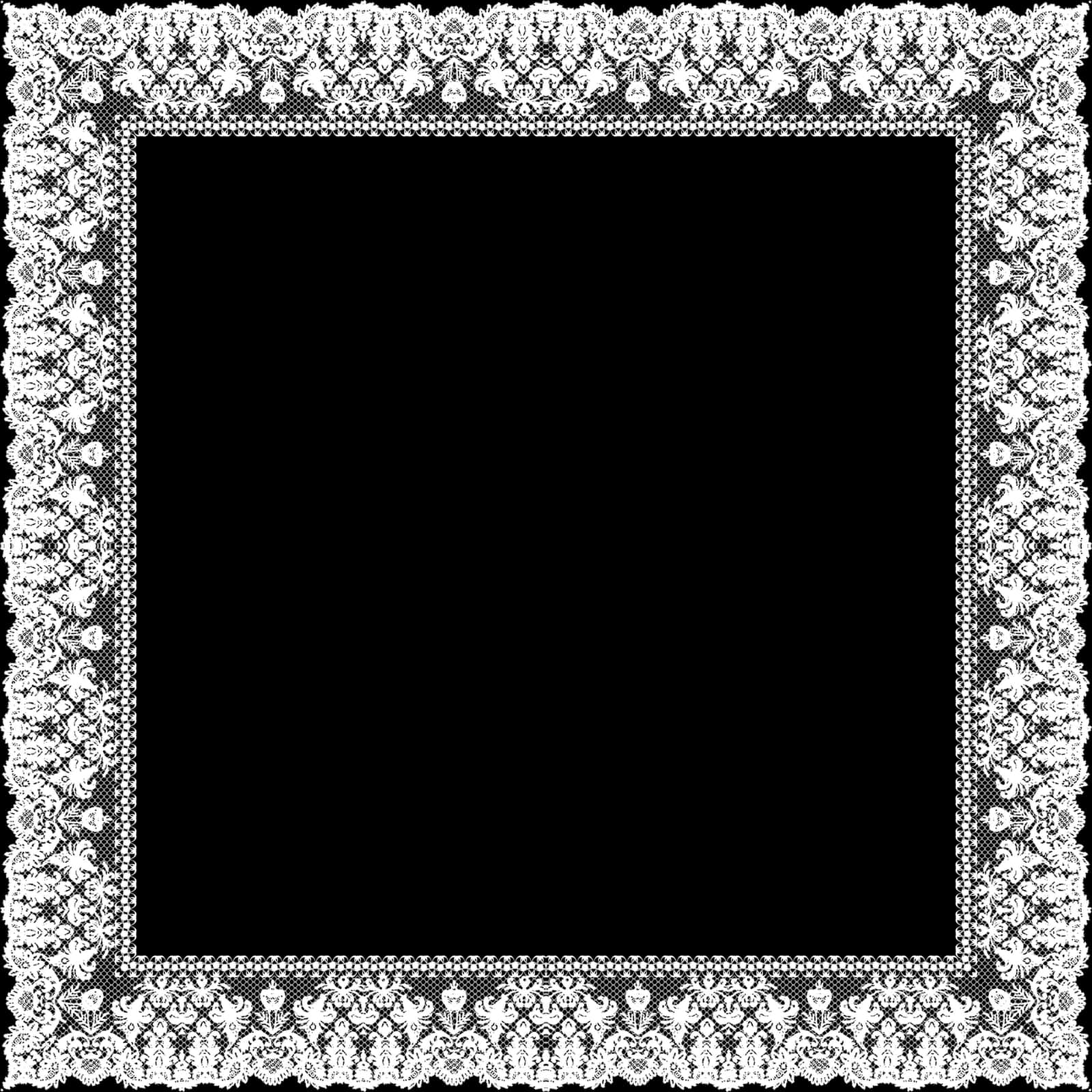 Elegant Lace Border Frame