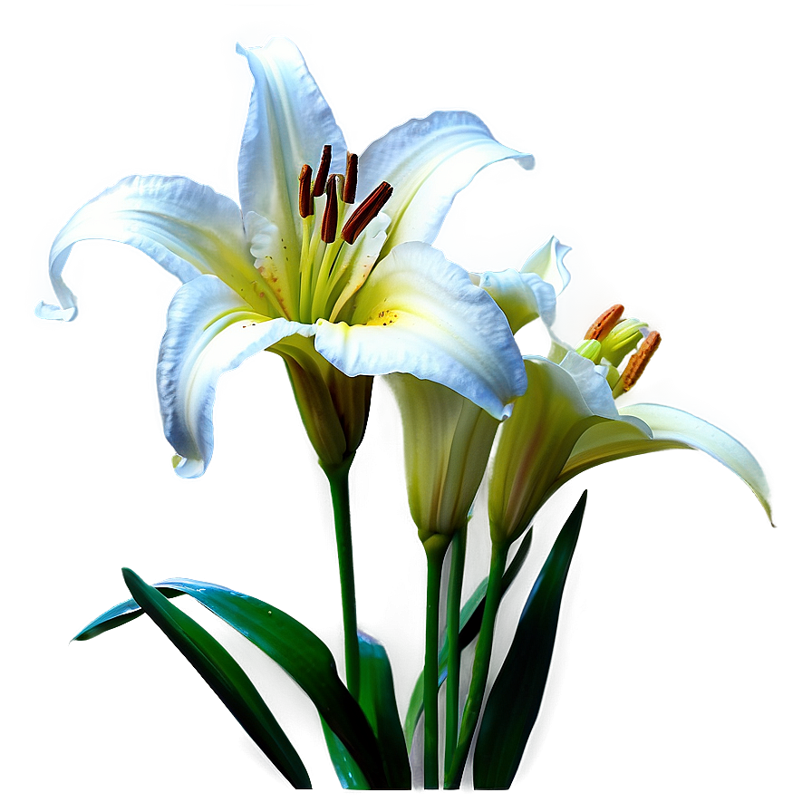 Elegant Lily Flower Png 5