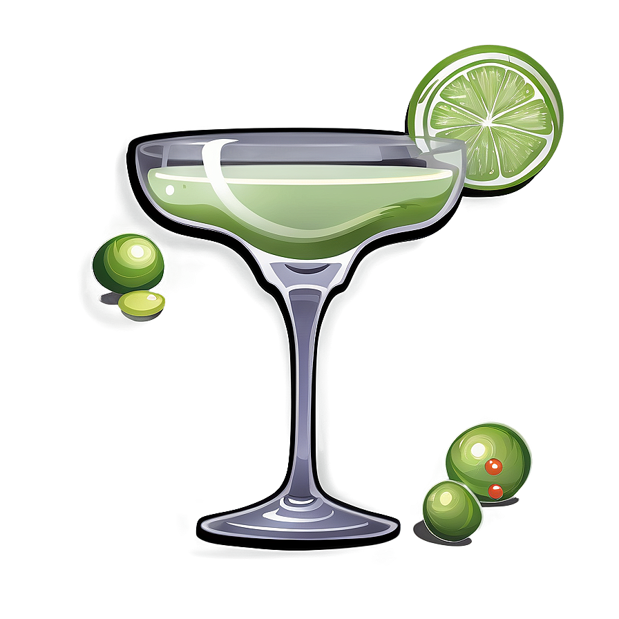 Elegant Margarita Glass Png Btv