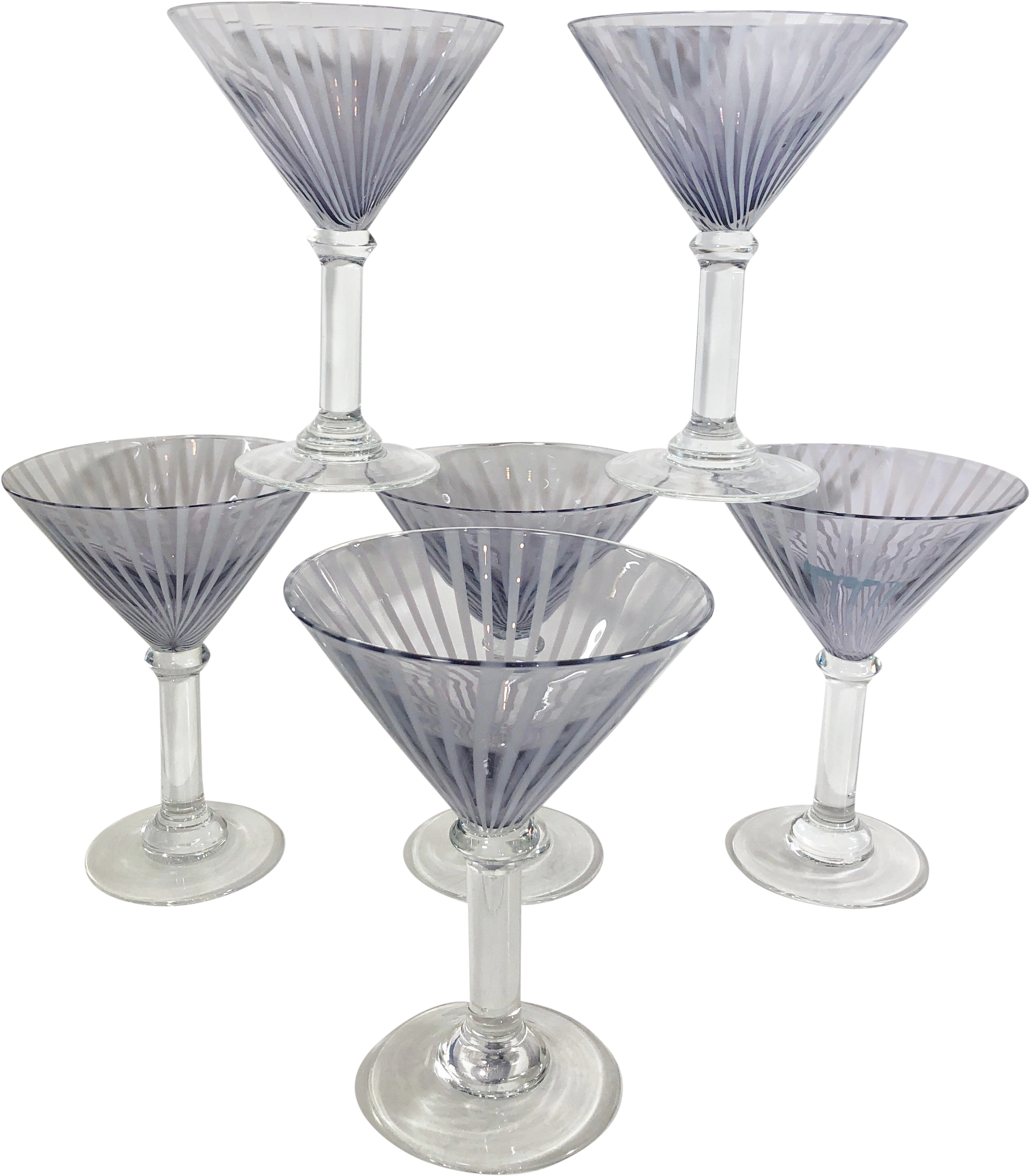 Elegant Martini Glasses Set