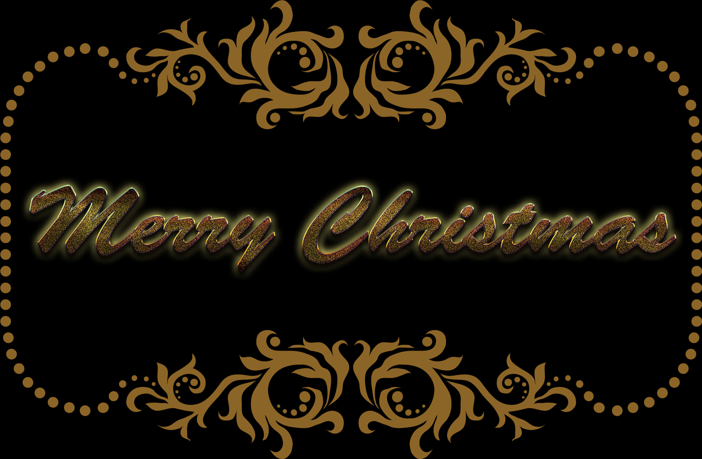 Elegant Merry Christmas Greeting