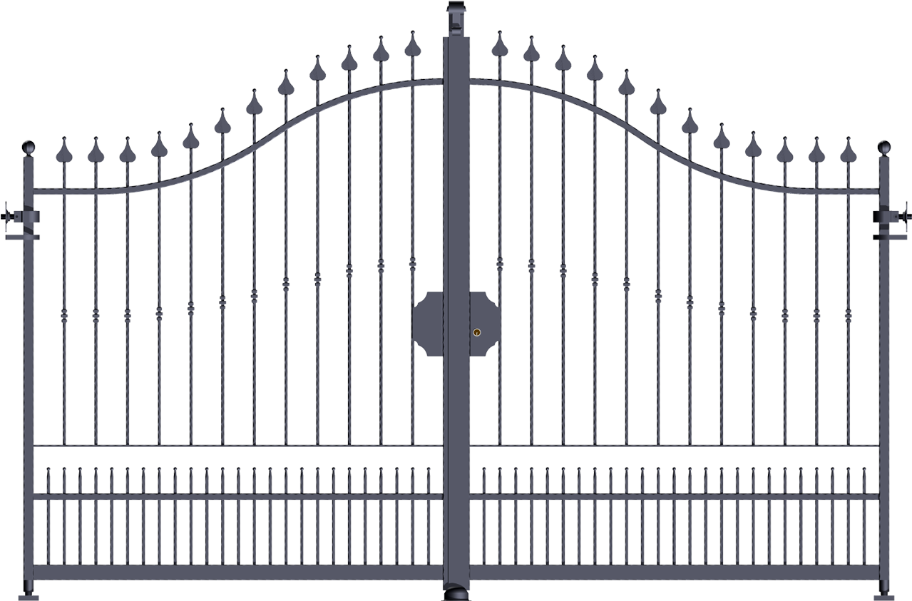 Elegant Metal Gate Design