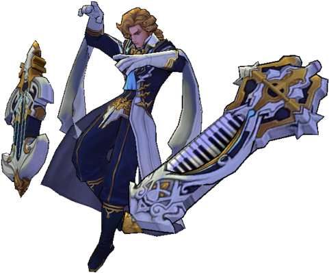 Elegant Musical Warrior Character